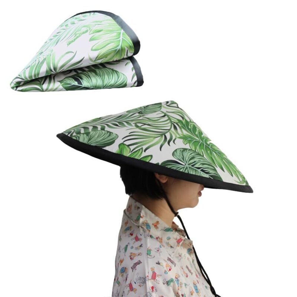 2156 Coolie Hat - Funny Party HatsConical HatRice Farmer Hats BlackSamurai